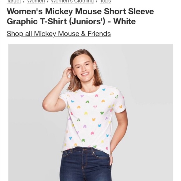 Women’s Mickey Mouse Graphic Tee - Picture 3 of 6
